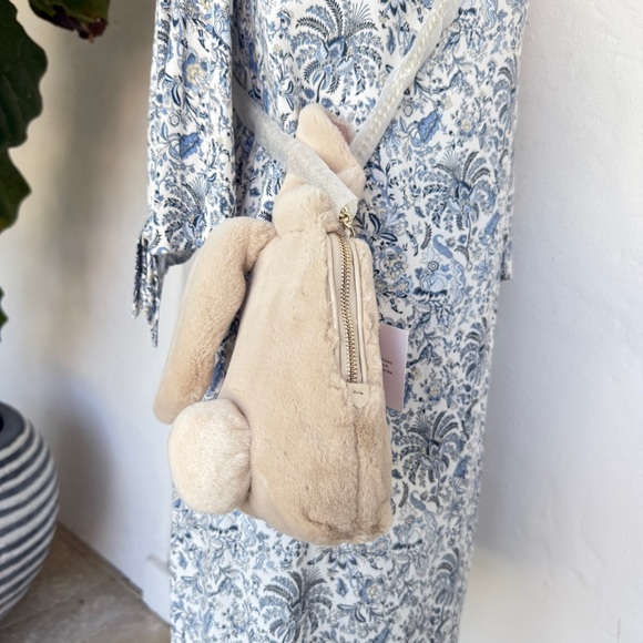 Kate Spade Bunny Rabbit Faux Fur Crossbody Bag K5504 - Picture 10 of 14